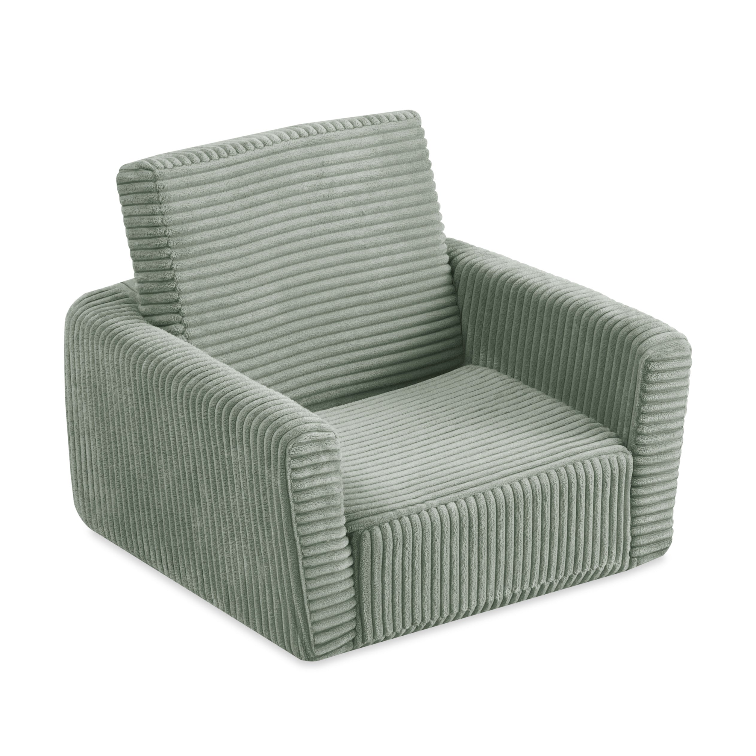 Opvouwbare Kinderstoel Groen Corduroy