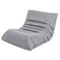 Kinder Loungestoel Grijs Corduroy