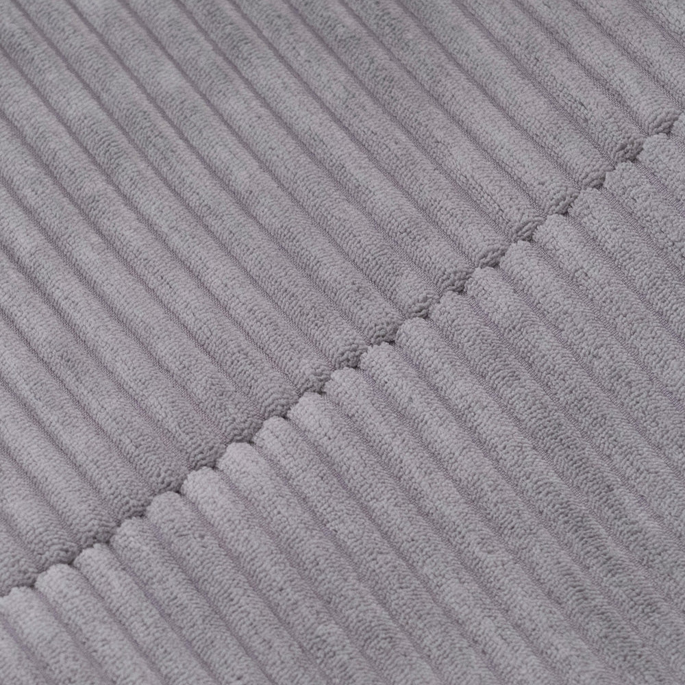 Ronde Ballenbak 90x30 | Grijs Corduroy incl. 200 ballen (Pearl/Silver/Mint Pearl)