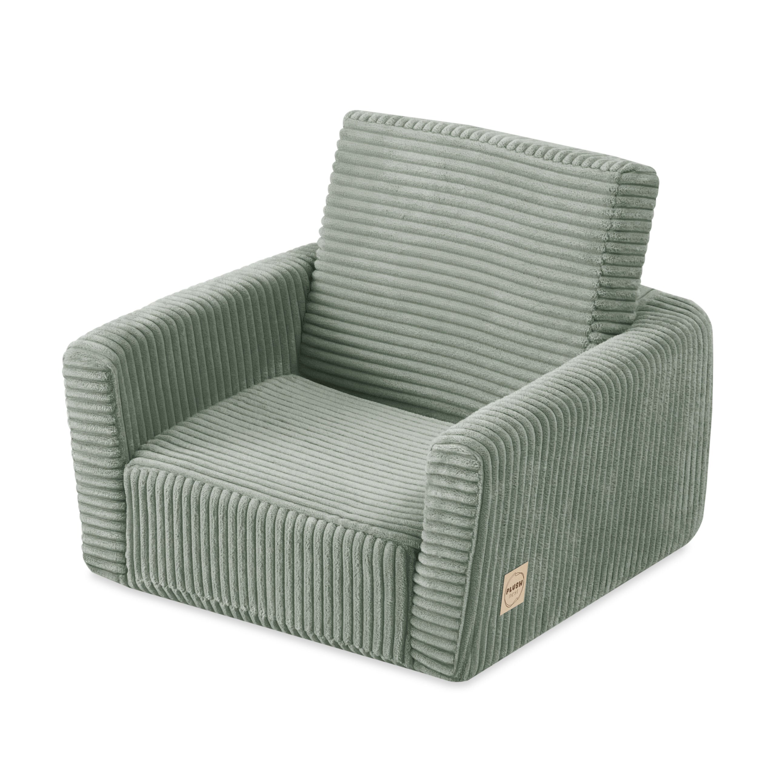 Opvouwbare Kinderstoel Groen Corduroy