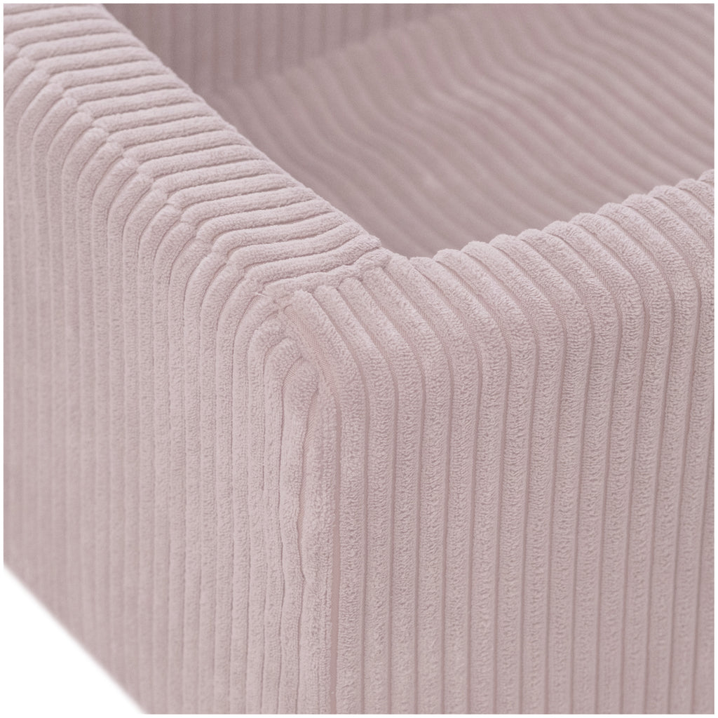 Opvouwbare Kinderstoel Lichtroze Corduroy