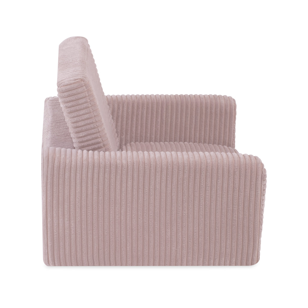 Opvouwbare Kinderstoel Lichtroze Corduroy