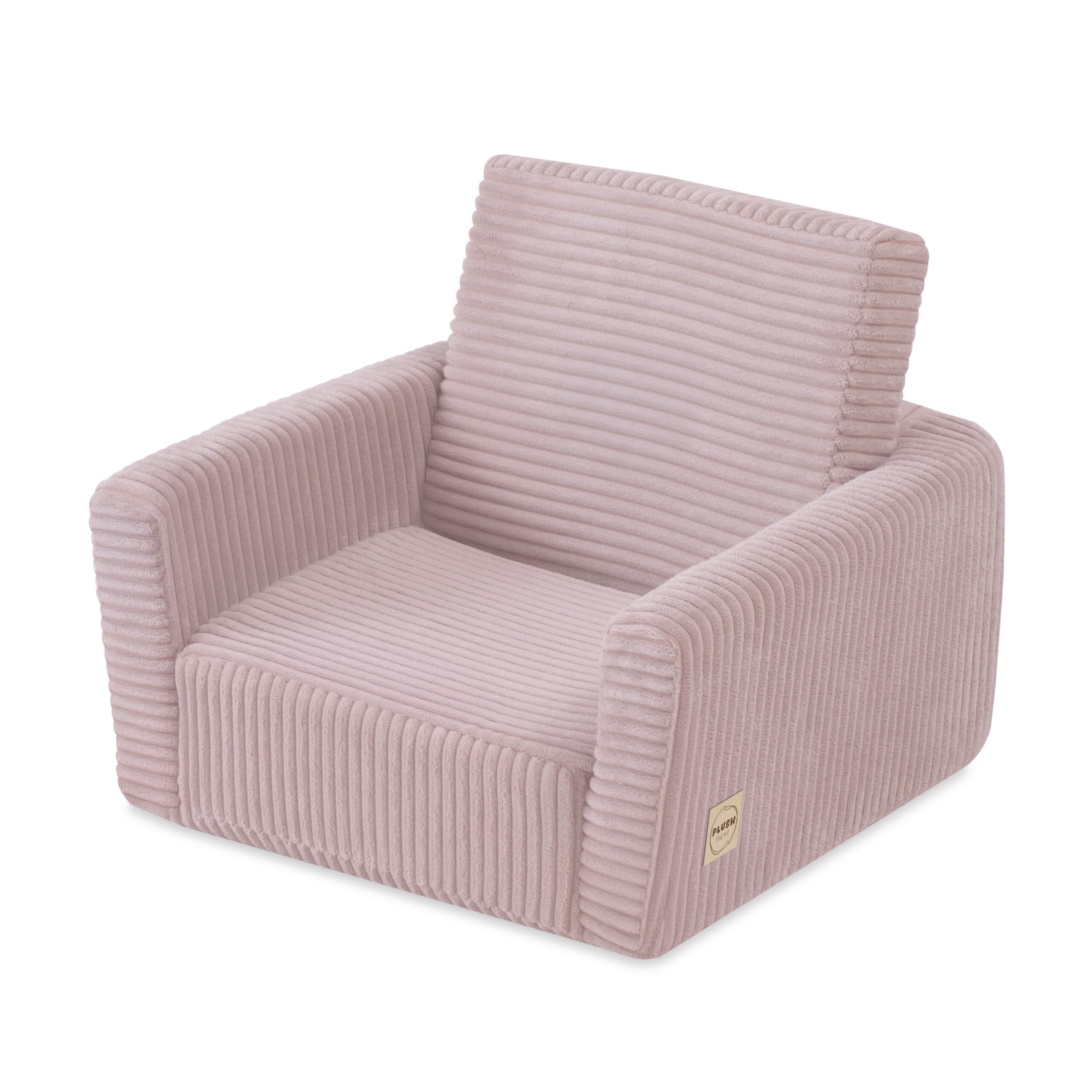 Opvouwbare Kinderstoel Lichtroze Corduroy