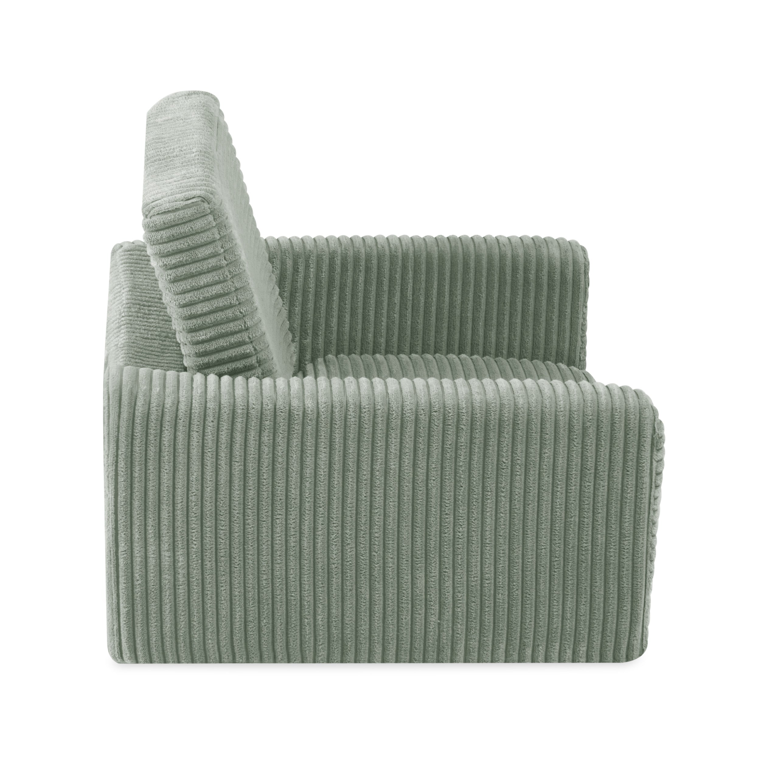 Opvouwbare Kinderstoel Groen Corduroy