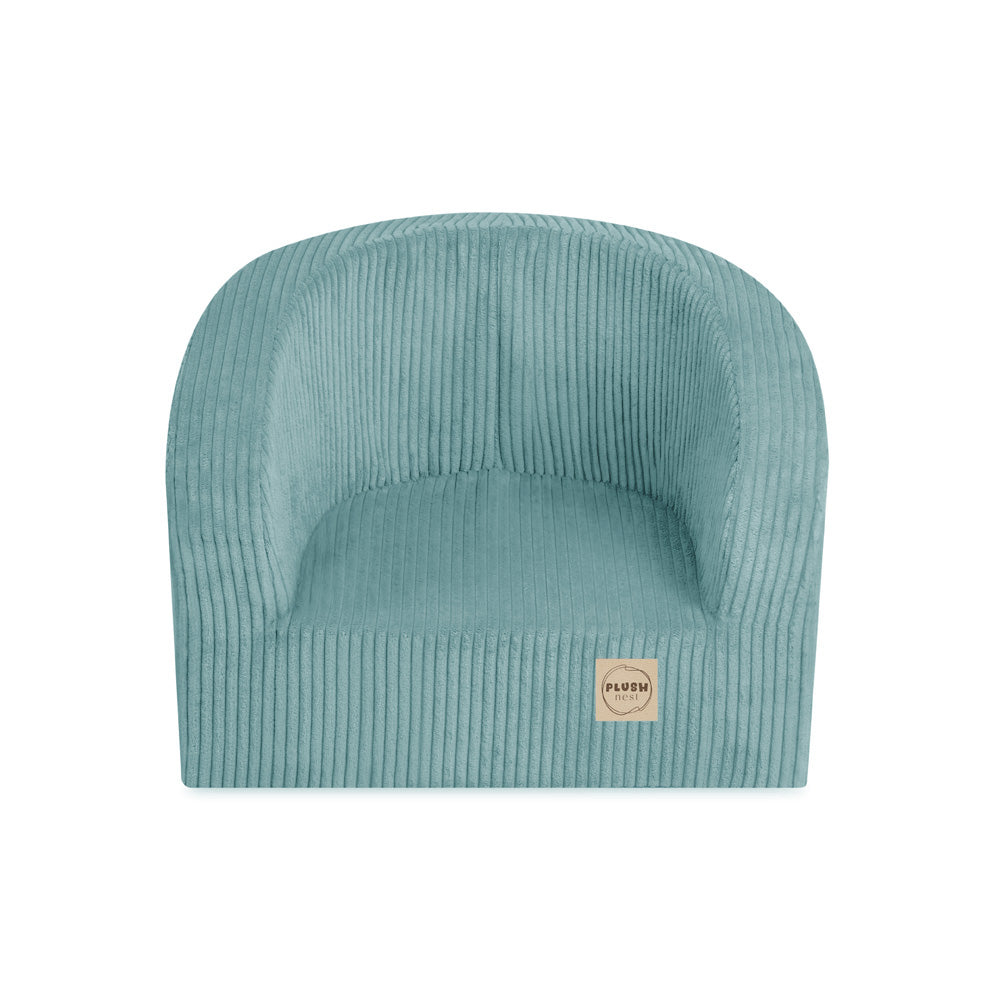 Kinderstoel Blauw Corduroy