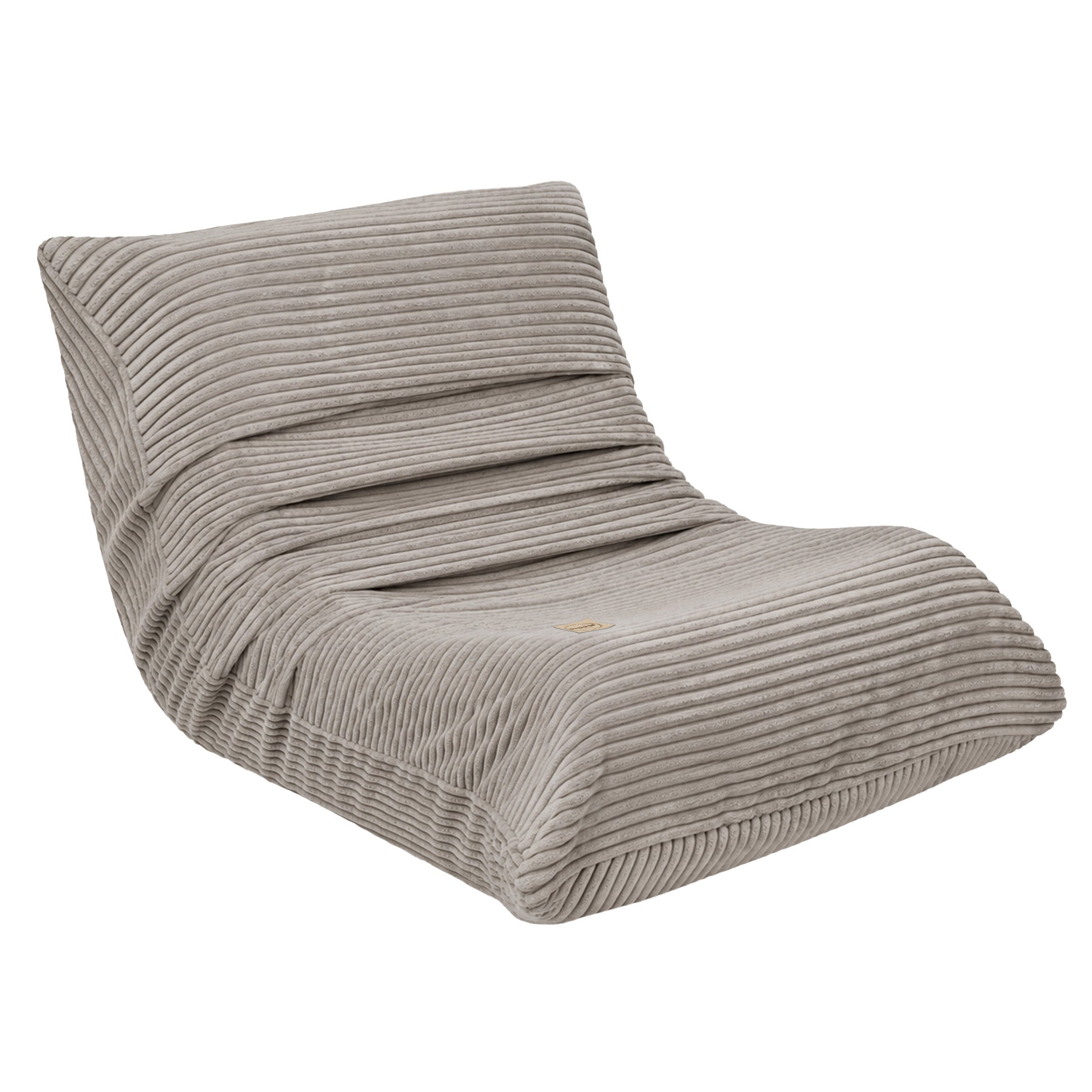 Kinder Loungestoel Beige Corduroy