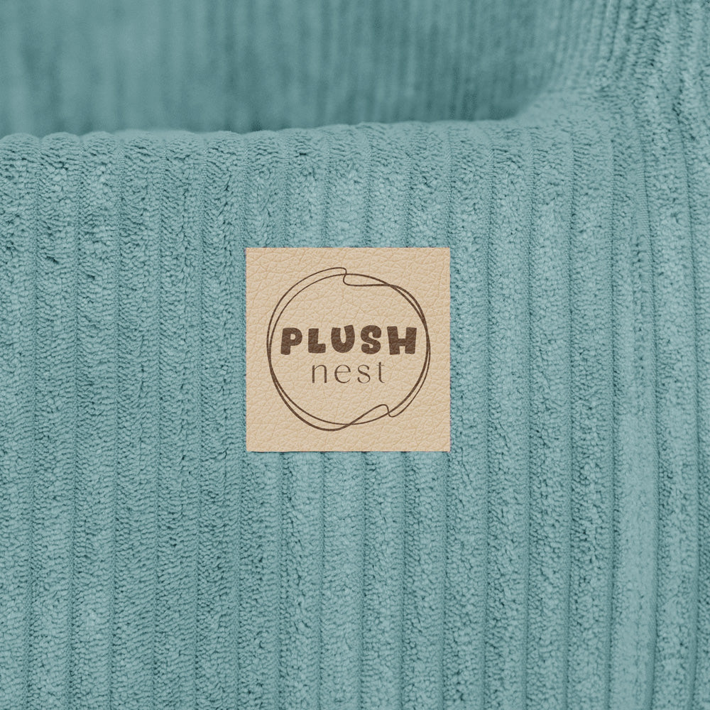 Kinderstoel Blauw Corduroy
