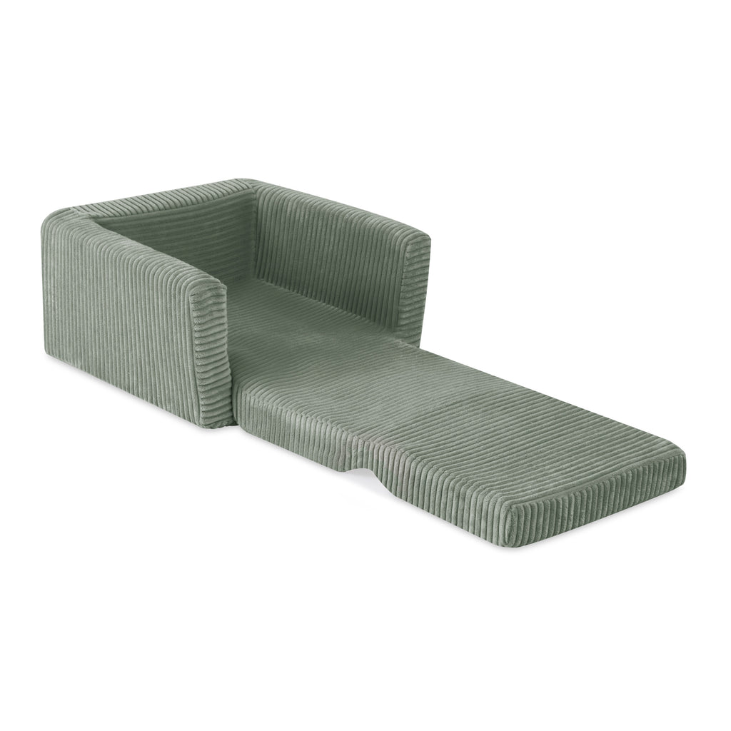 Opvouwbare Kinderstoel Groen Corduroy