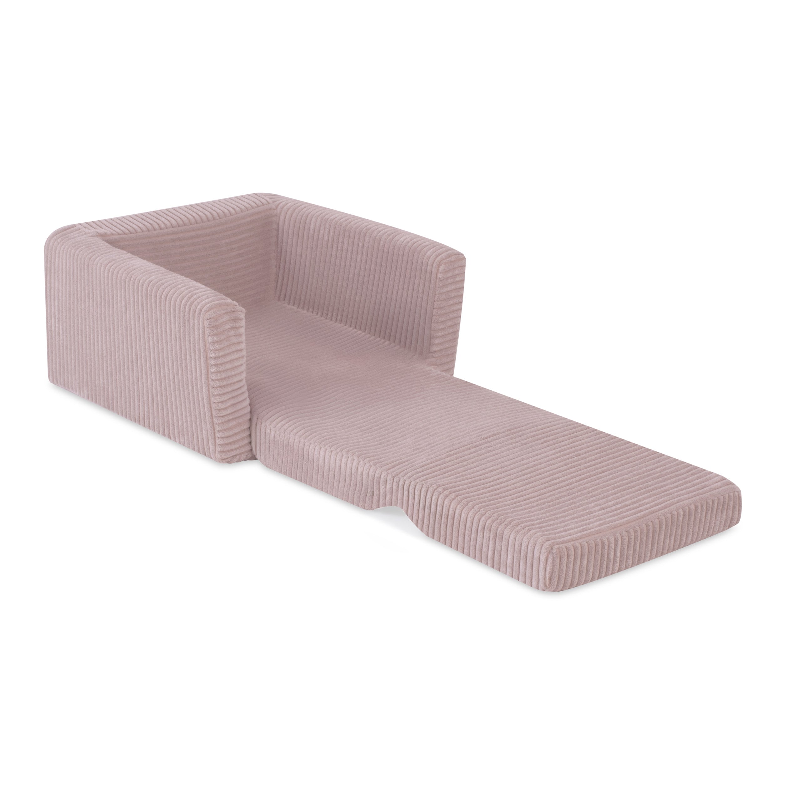 Opvouwbare Kinderstoel Lichtroze Corduroy