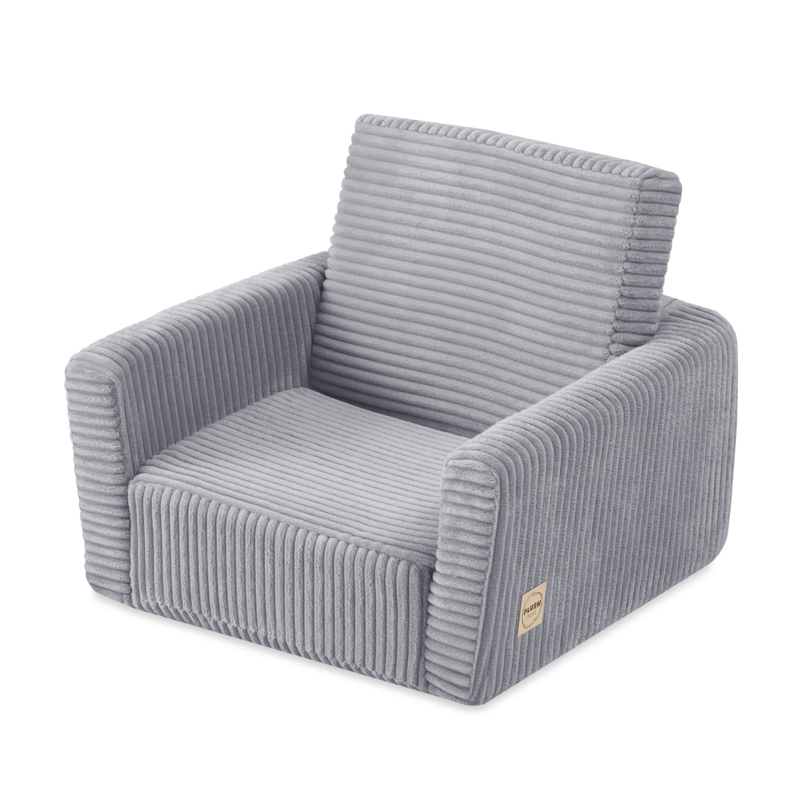 Opvouwbare Kinderstoel Grijs Corduroy