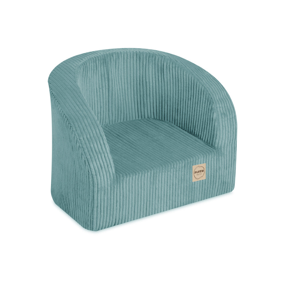 Kinderstoel Blauw Corduroy