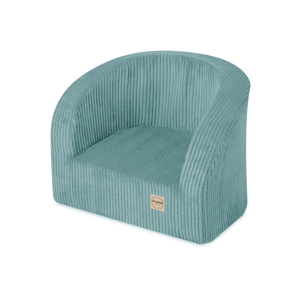 Kinderstoel Blauw Corduroy