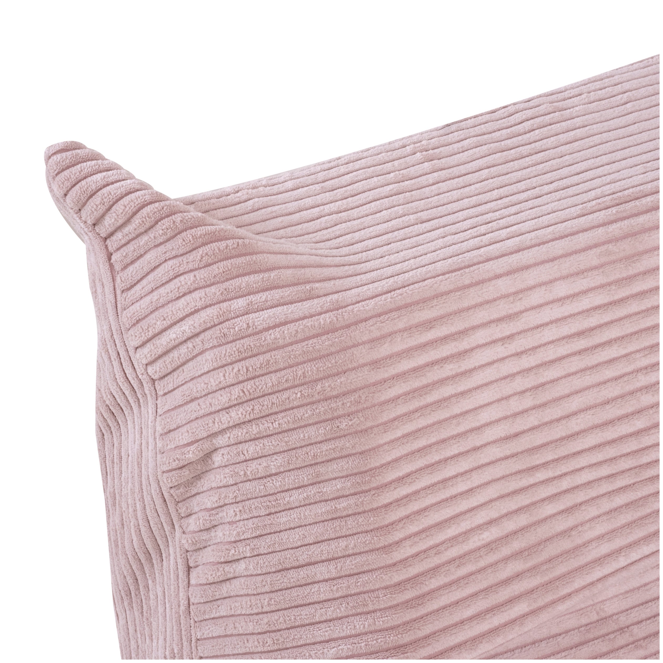 Kinder Loungestoel Lichtroze Corduroy