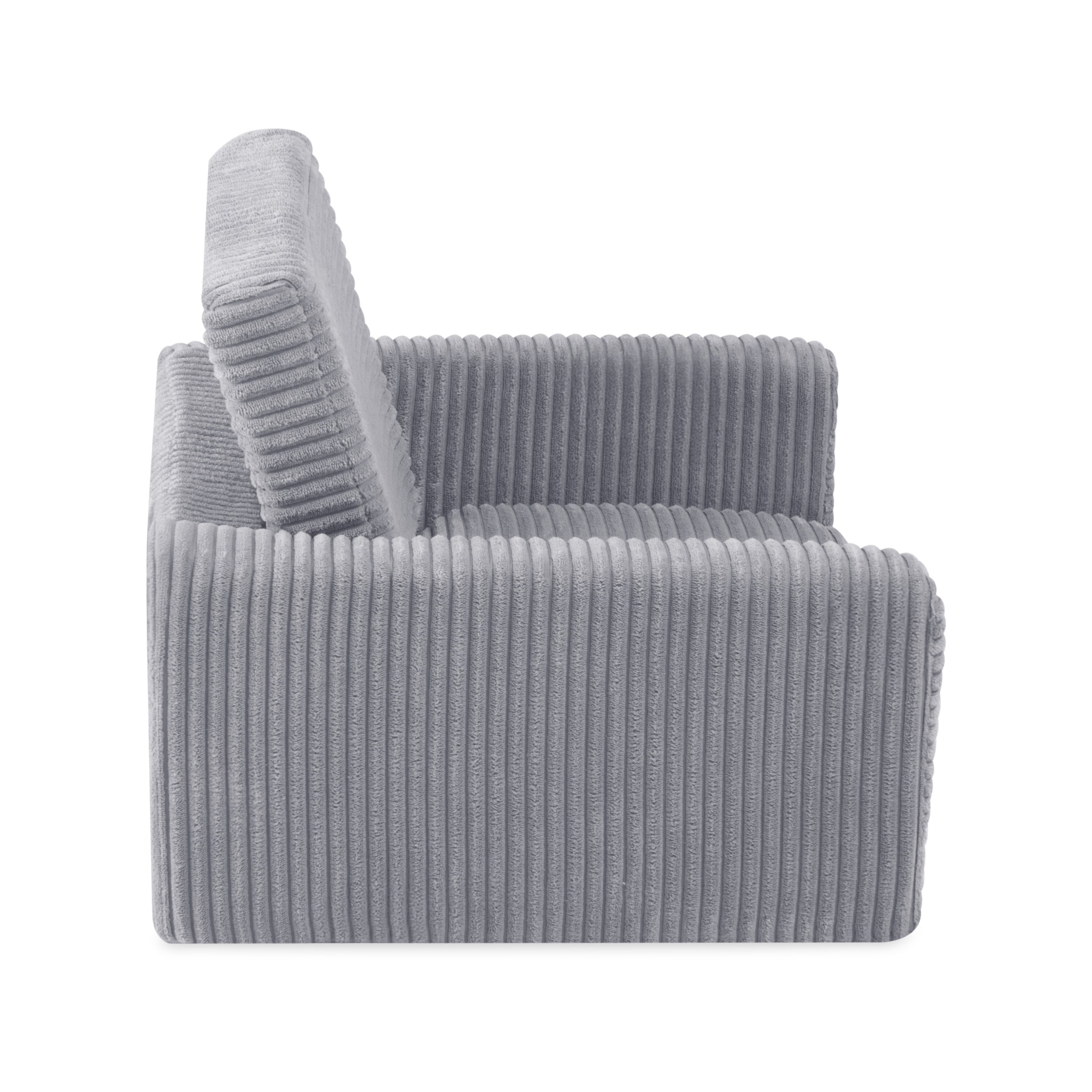 Opvouwbare Kinderstoel Grijs Corduroy