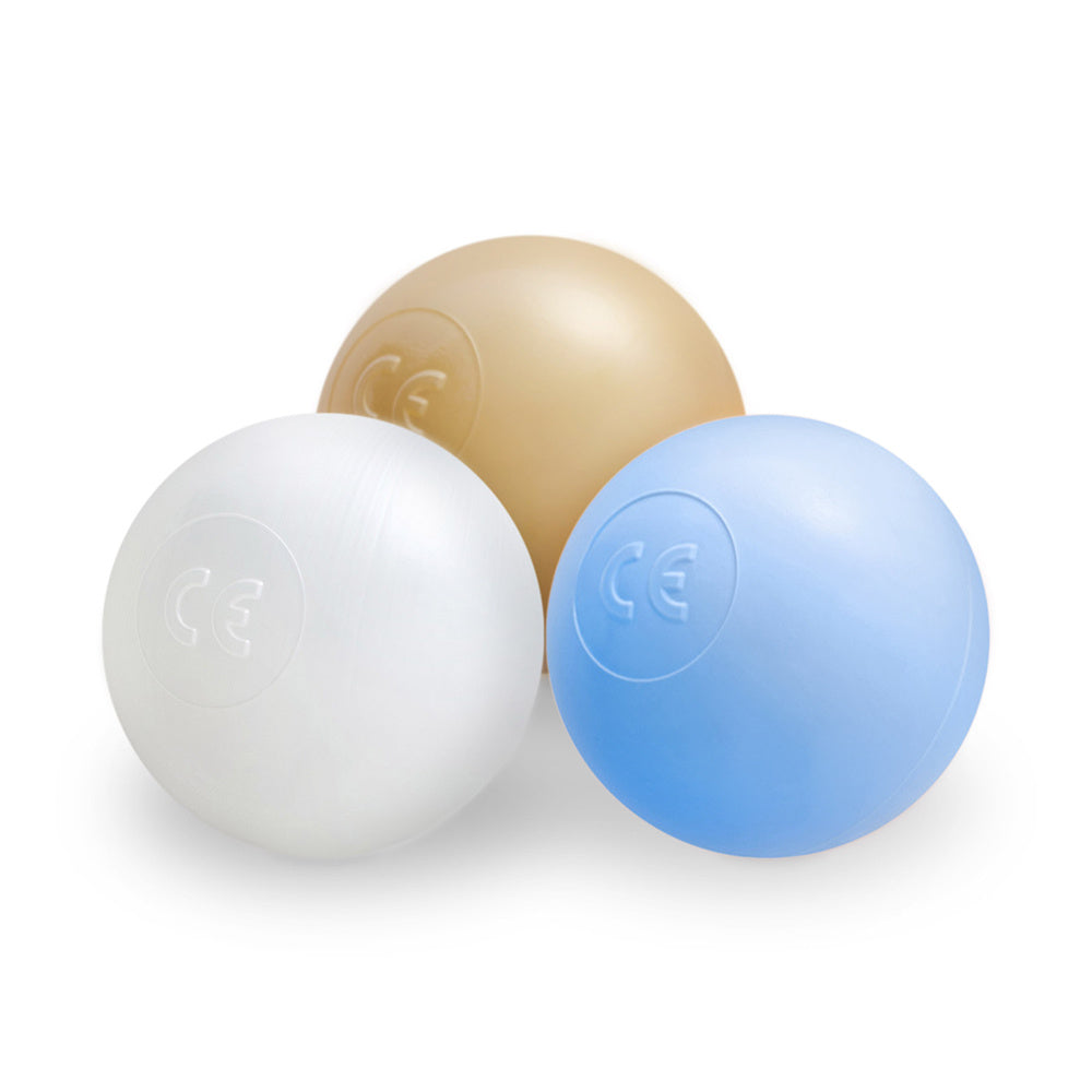 Ballenbakballen Parel / Goud /  Licht Blauw 200 Stuks