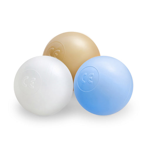 Ballenbakballen Parel / Goud /  Licht Blauw 200 Stuks