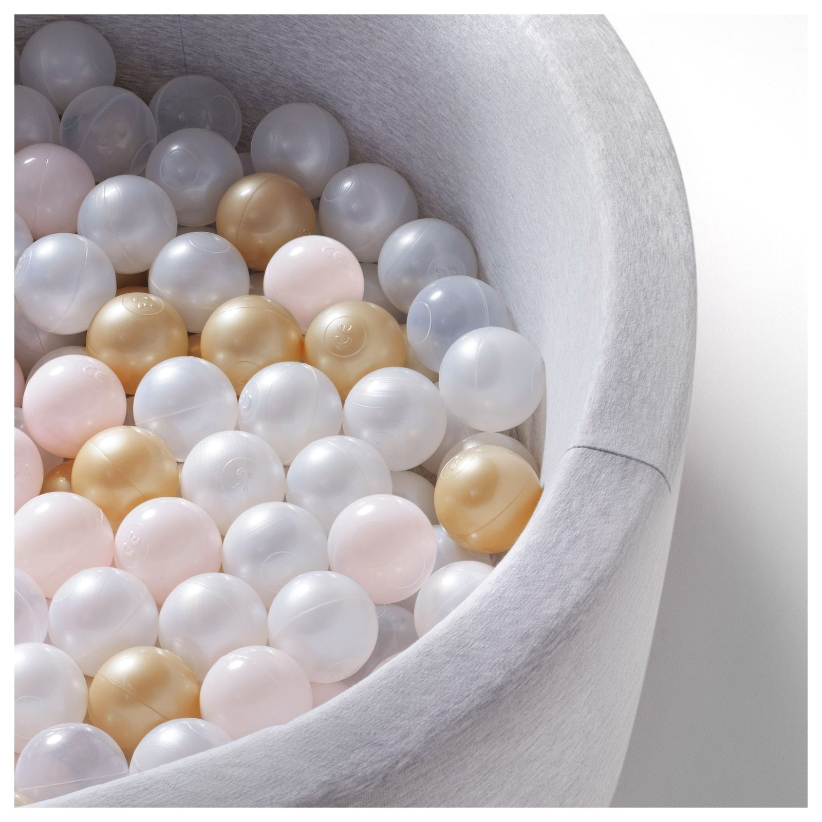 Ballenbakballen Parel / Goud /  Licht Roze 200 Stuks