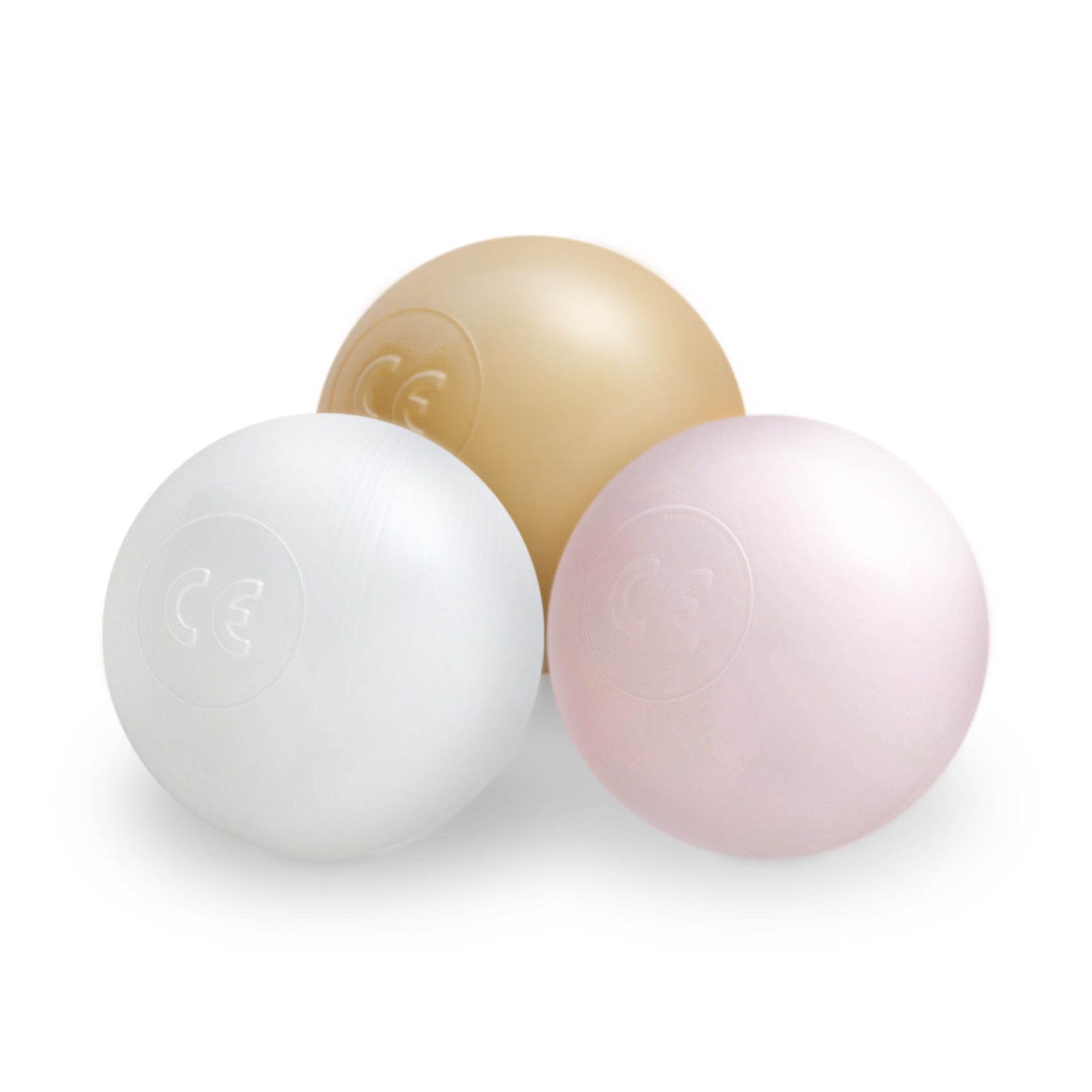 Ballenbakballen Parel / Goud /  Licht Roze 200 Stuks